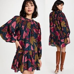 Farm Rio Patchwork Bananas Mini Doll Dress